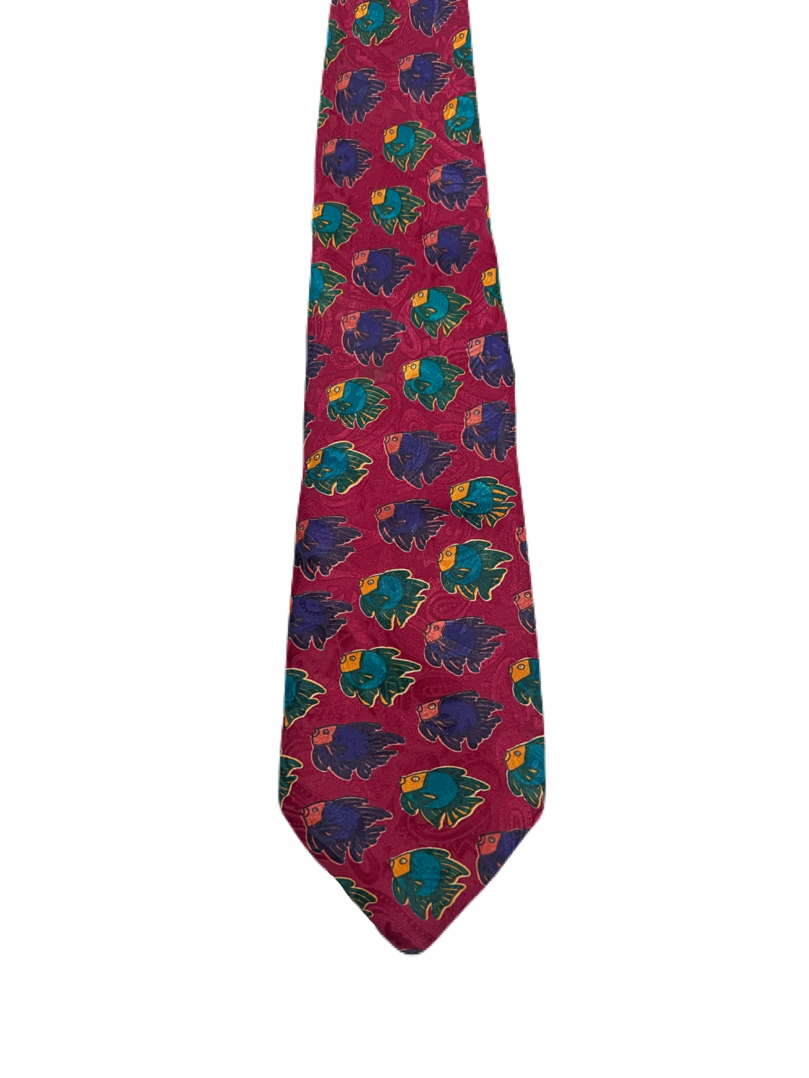 Threads of Silk Fish Tie