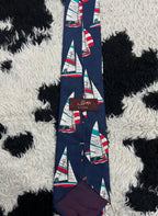 Sailing Boats Tie