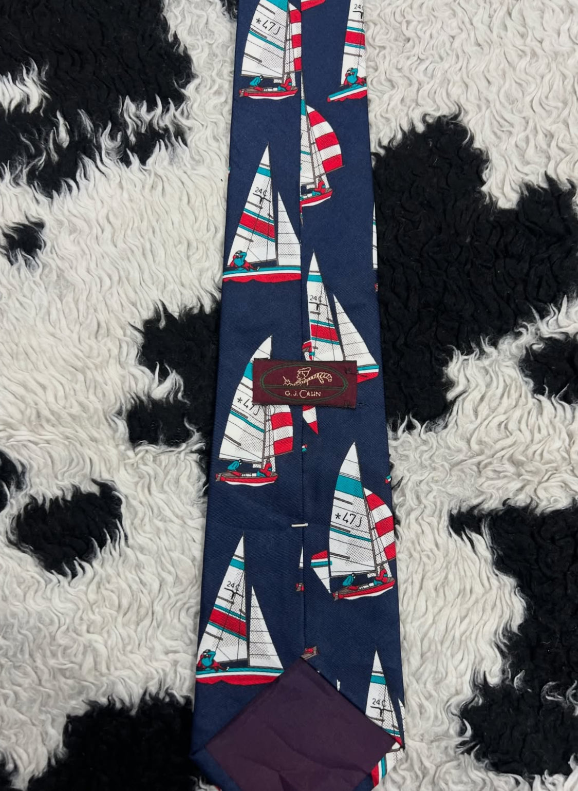 Sailing Boats Tie