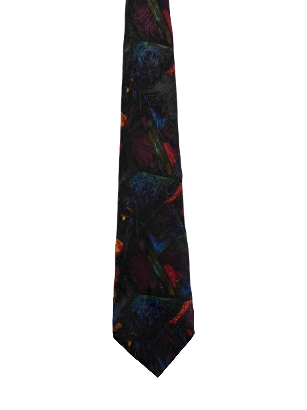 Por Monsier Black Abstract Tie
