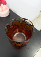 Fire Glass Candle Holder