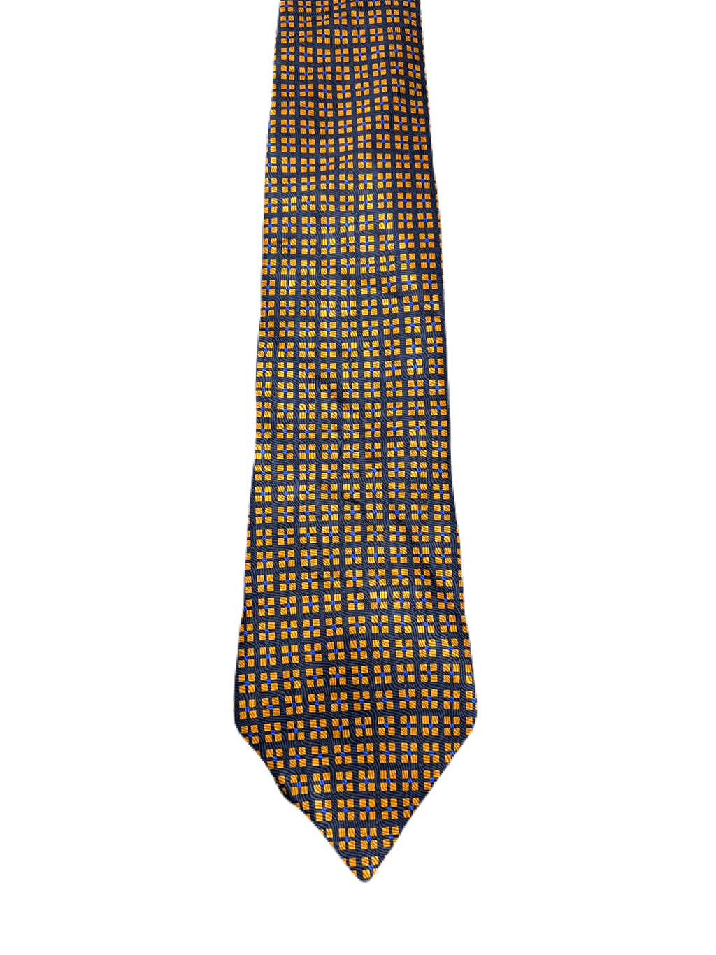 The Collection Orange Embroidered Tie
