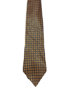The Collection Orange Embroidered Tie