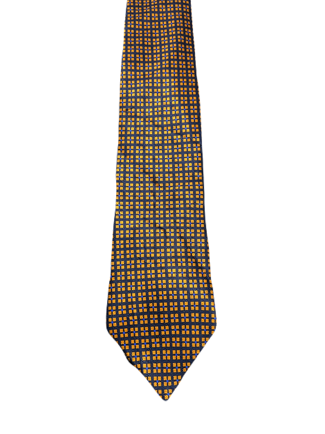 The Collection Orange Embroidered Tie