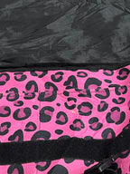 Pink & Black Cheetah Print Messenger Bag