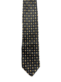 Black Fleur-de-Lis Tie