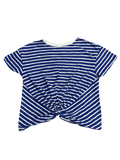 Blue & White Striped Tied-Up Shirt (Medium / Large)
