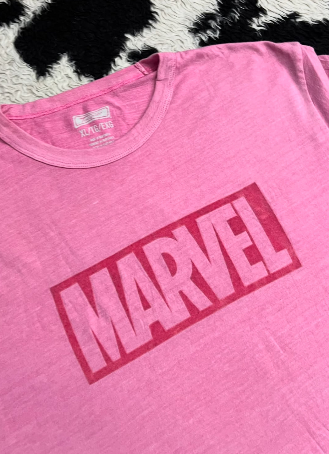 Pink Marvel Tee (Extra Large)