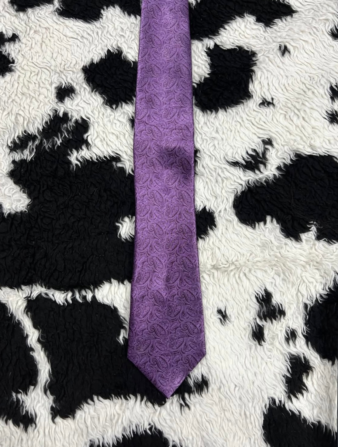Purple Paisley Tie