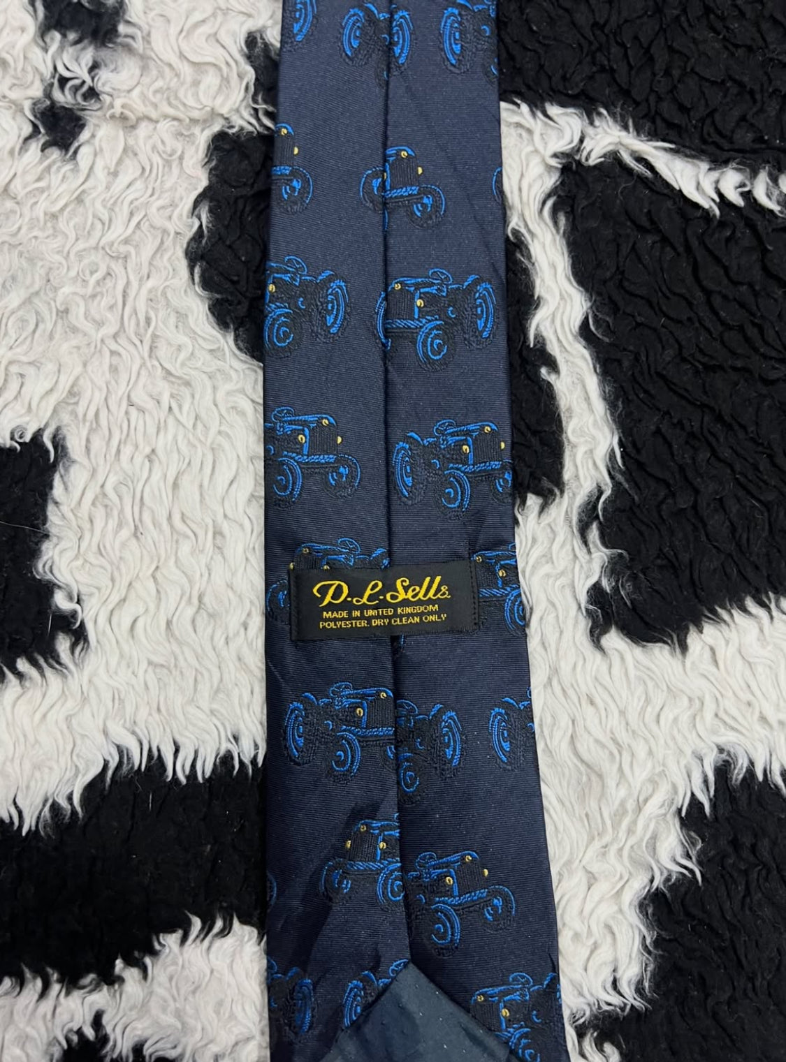 Embroidered Tractor Tie
