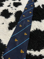 Honey Bees Embroidered Tie