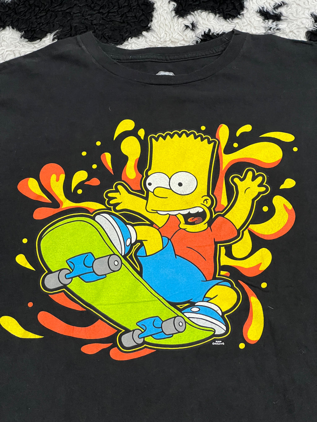 Bart Simpson on Skateboard Tee (Extra Large)