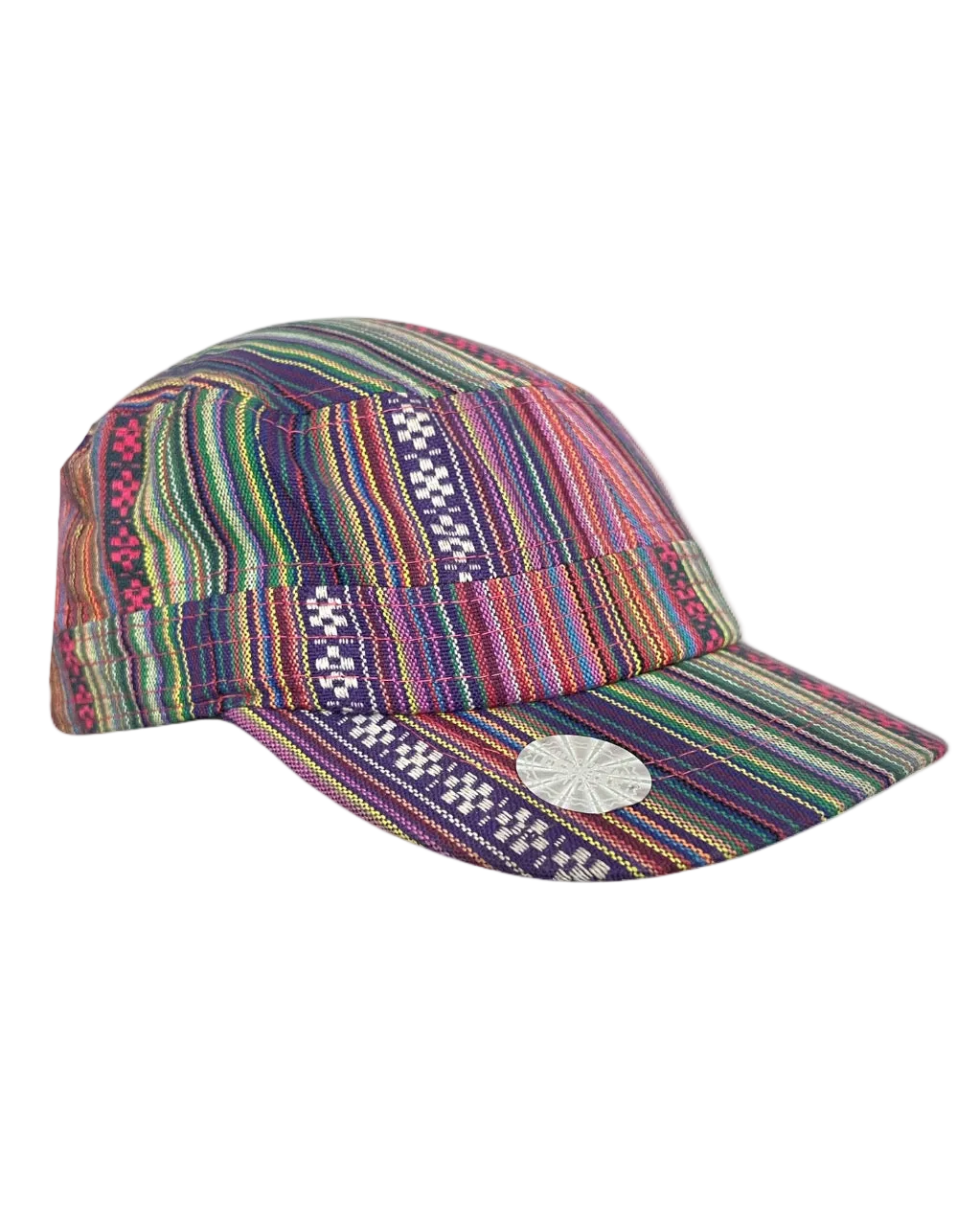 Vibrant Woven Purple Cap