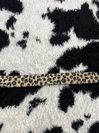 Leopard Print Fur Belt