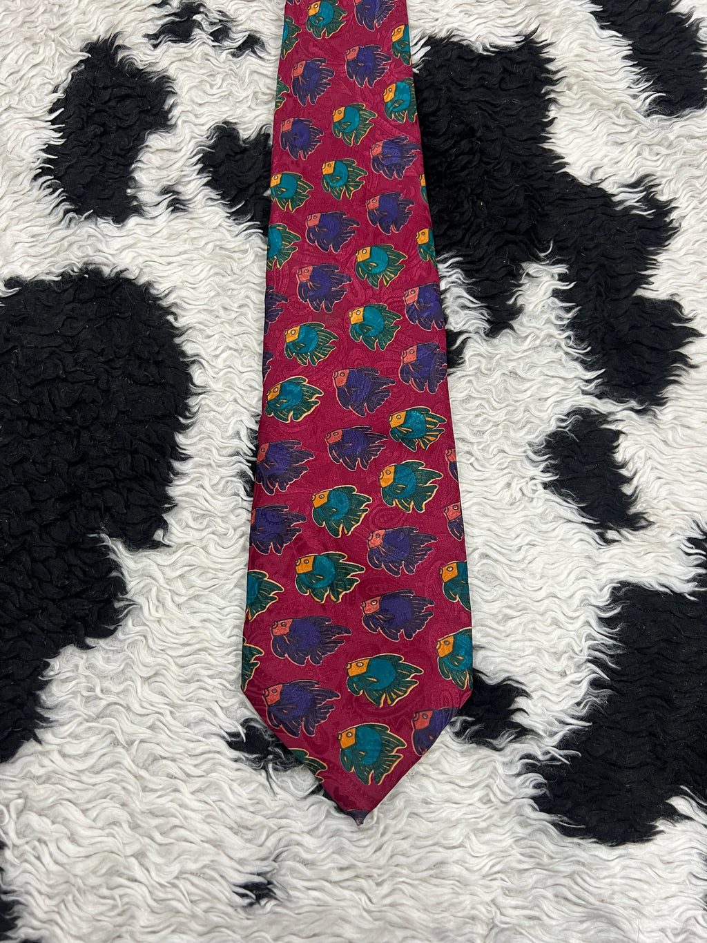 Threads of Silk Fish Tie