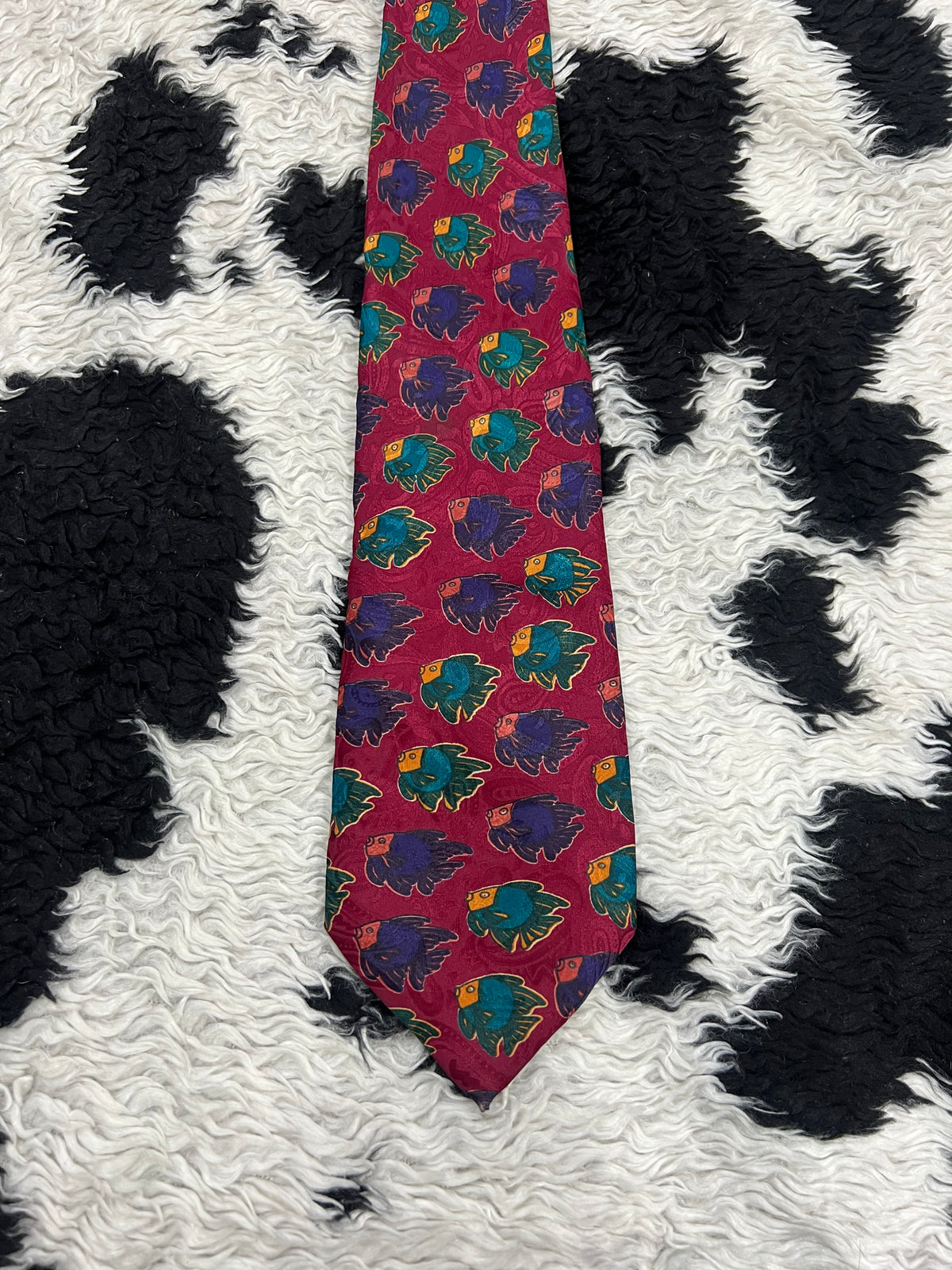 Threads of Silk Fish Tie
