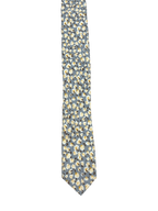 Penguin Grey Floral Narrow Tie