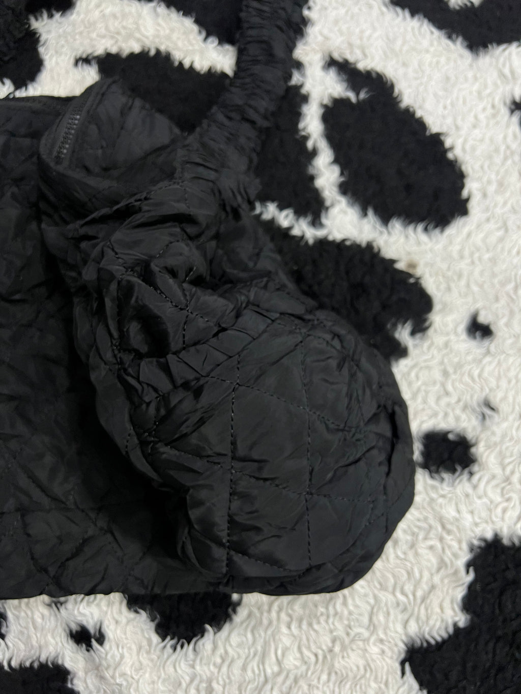 Black Quilted Bag
