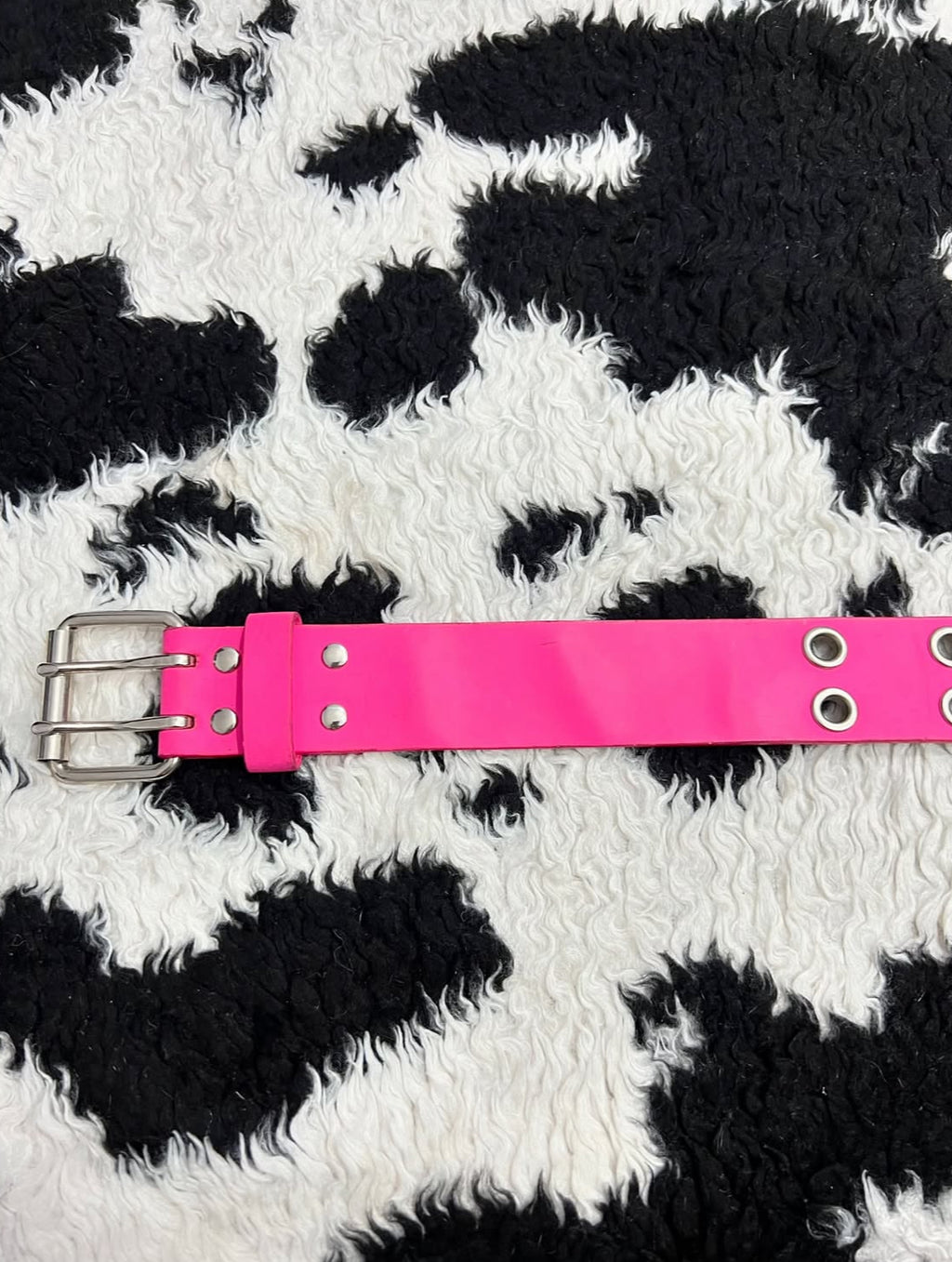 Pink Double-Holes Belt
