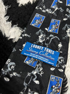Vintage 1997 Bugs Bunny Stamp Collection Tie