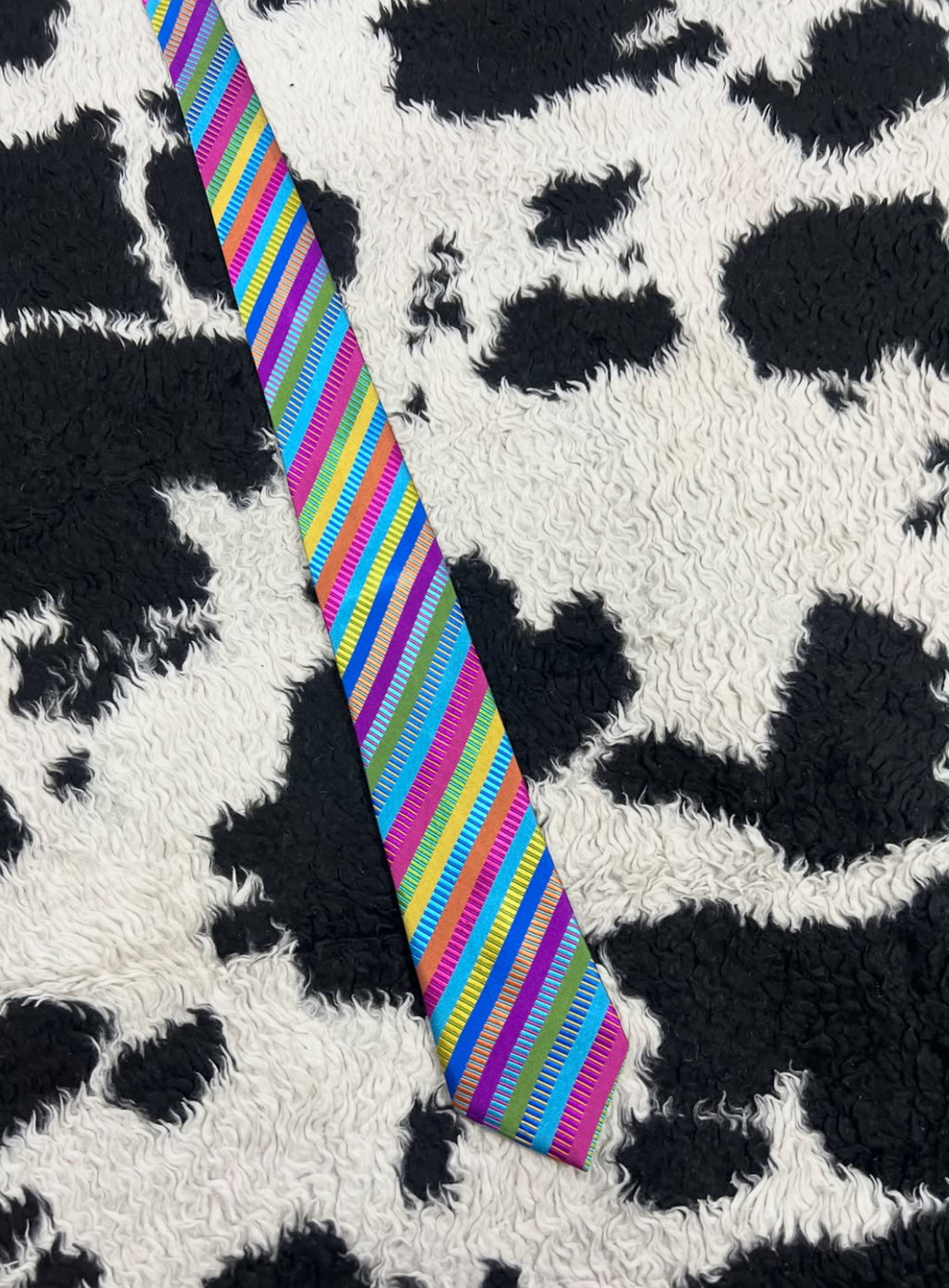 Vibrant Colorful Embroidered Tie