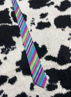 Vibrant Colorful Embroidered Tie