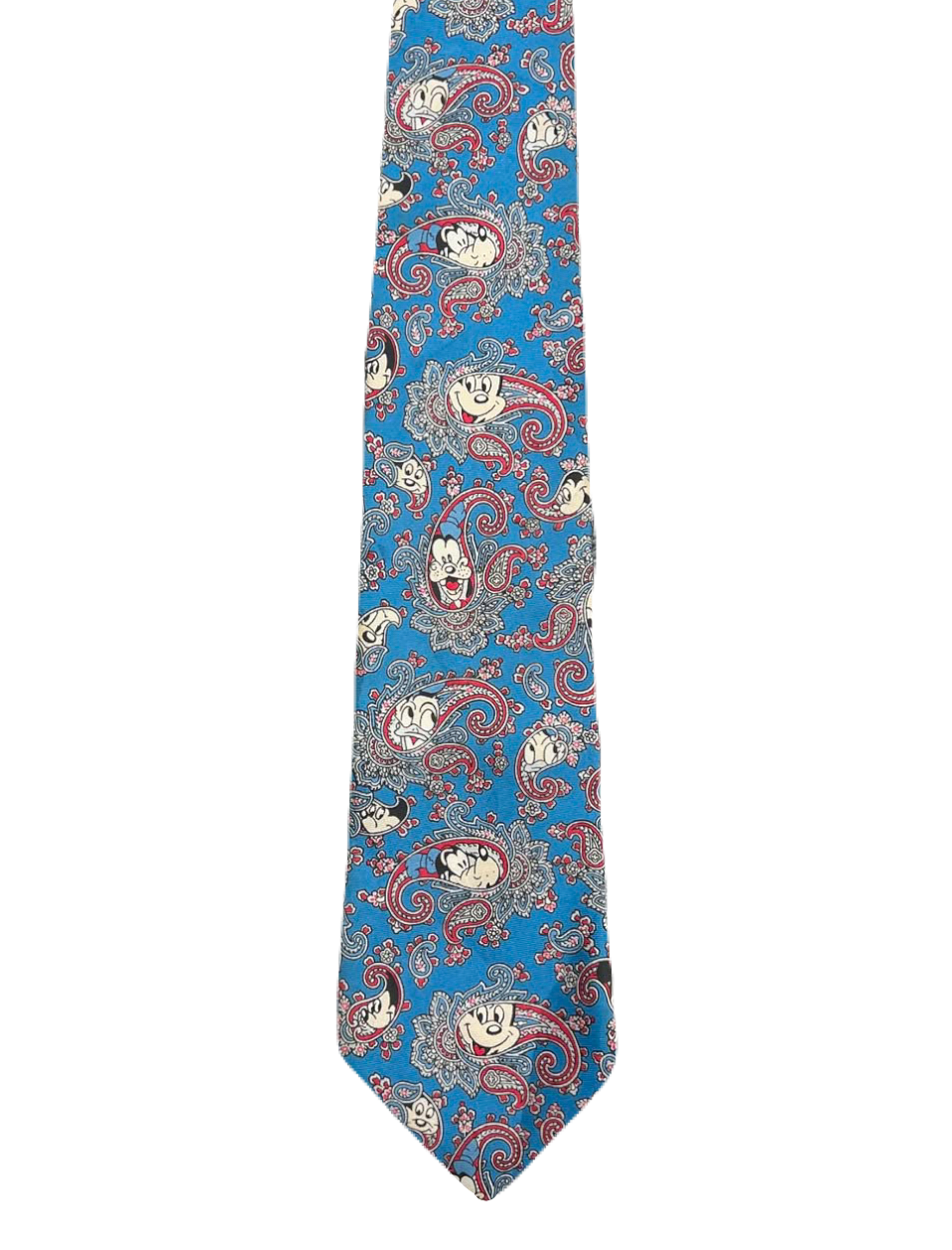 Vintage Disney Mickey Mouse & Friends Paisley Tie