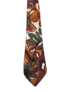 Montecatini Brown Floral Tie