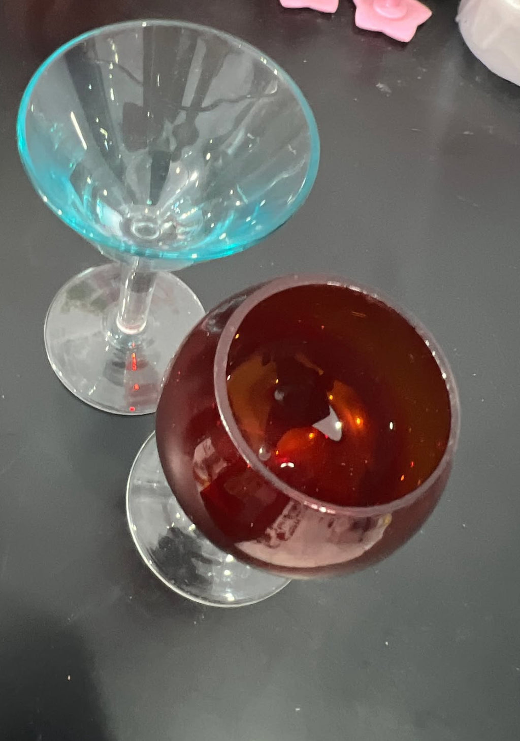 Mini Martini + Wine Glasses Set