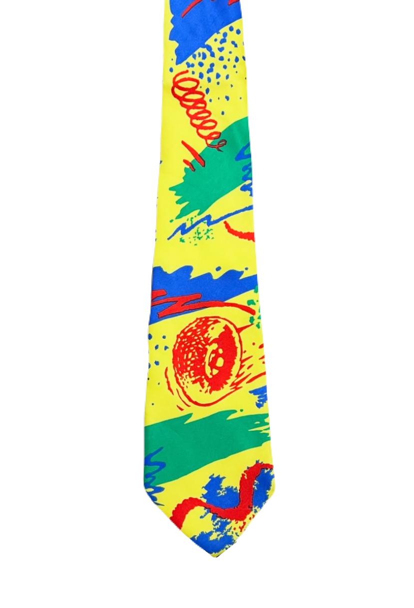 Vibrant Abstract Art Tie