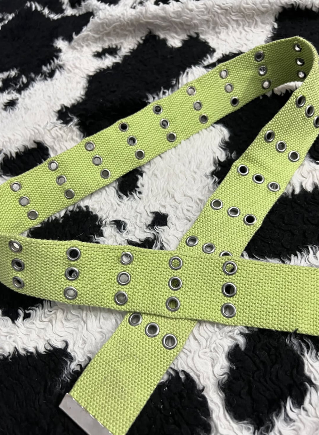 Green Triple Hole Belt