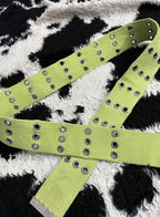 Green Triple Hole Belt