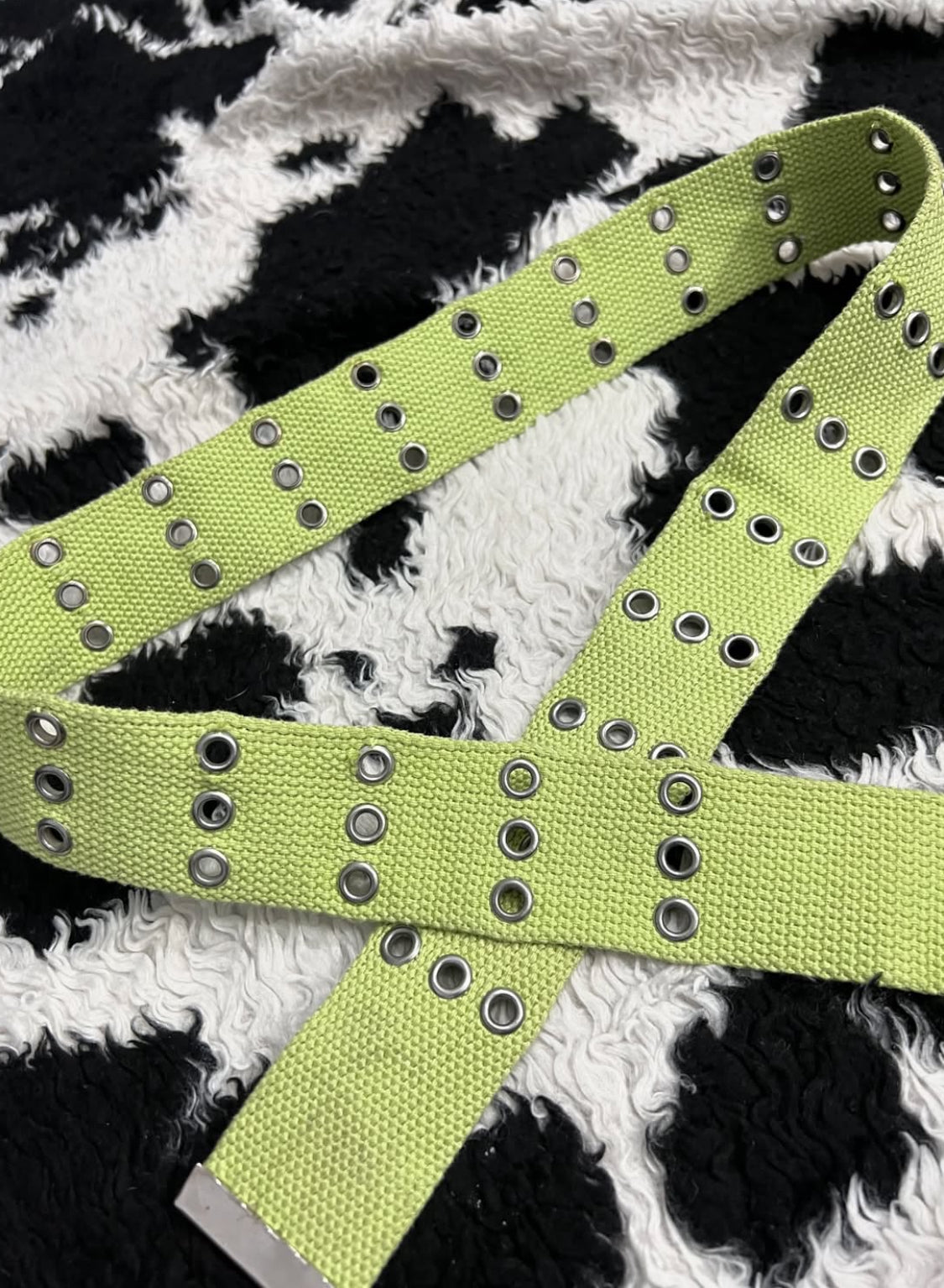 Green Triple Hole Belt