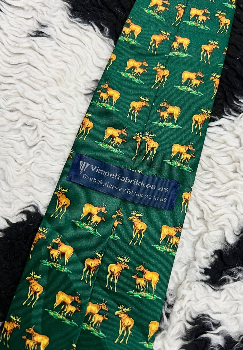 Moose in Wildlife Tie