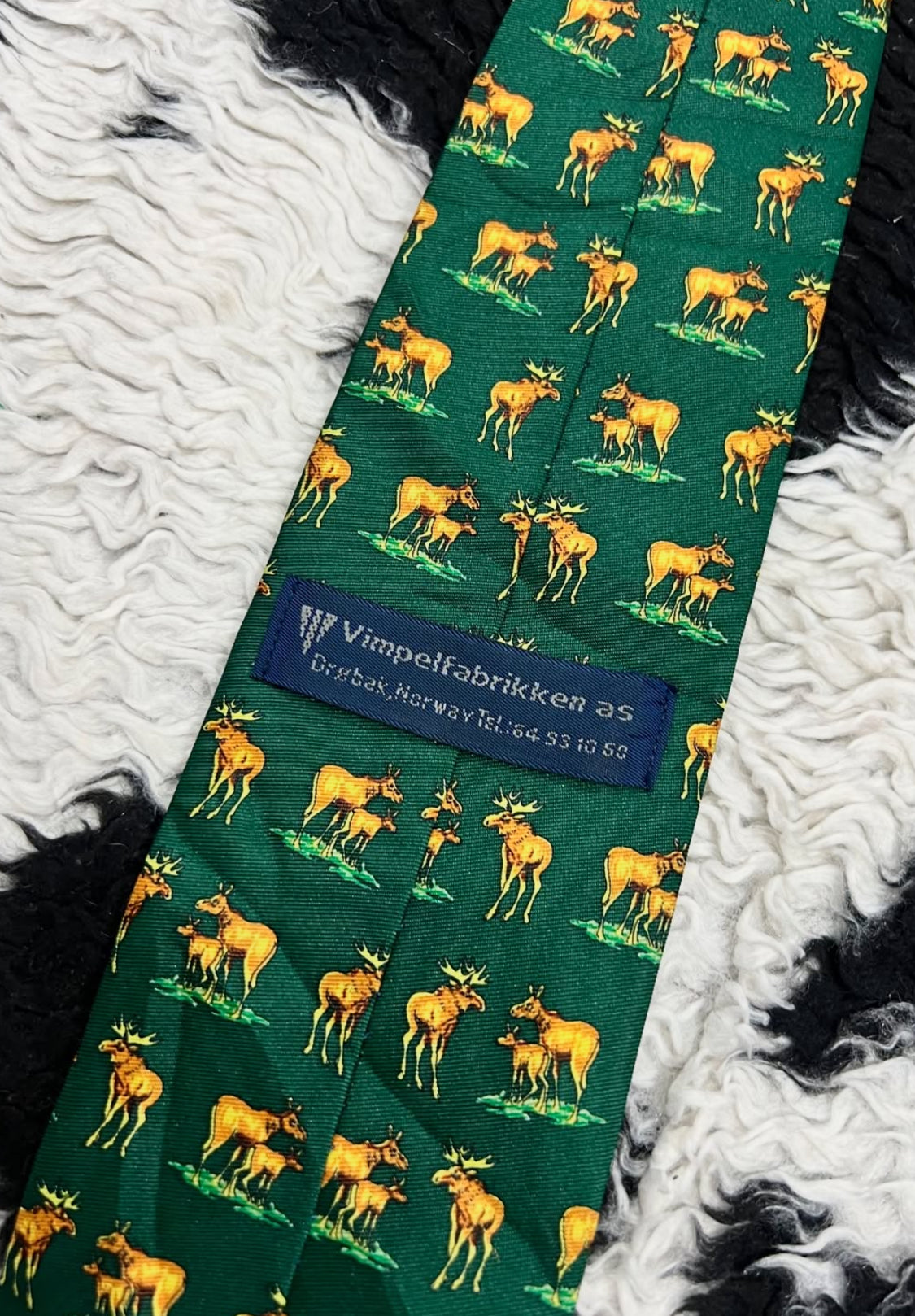 Moose in Wildlife Tie
