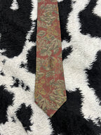 Henley Fully Embroidered Vines Tie