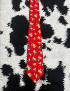 Michelsons Red Floral Tie