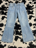 Stars & Moons Studded Jeans (Waist 34)