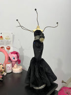 Black Dress Jewelry Mannequin