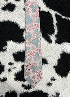 Rinaldo Pink Leaves Tie