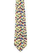"To the Starting Gate" Men on Horses Tie