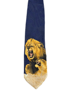 Roaring Lion & Lioness Tie