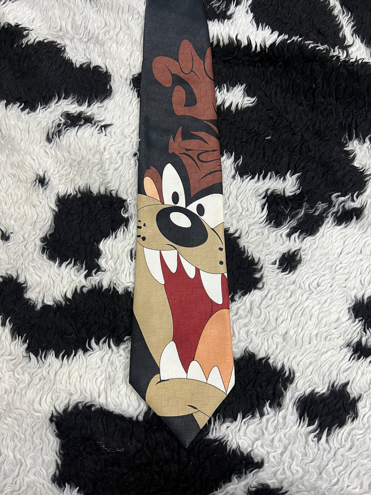 Vintage Ralph Marlin Taz Closeup Tie