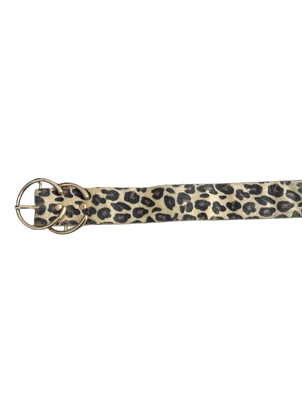 Glittery Cheetah Print Belt