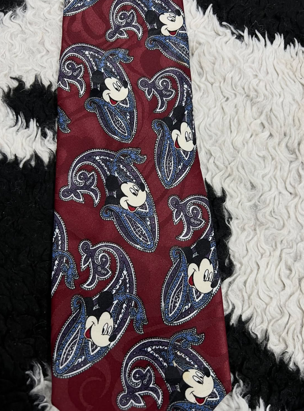 Disney Mickey Mouse Paisley Tie