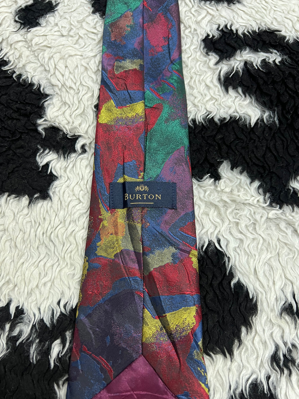 Burton Fully Embroidered Stars Tie