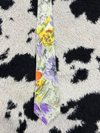 Floral Drawing Tie