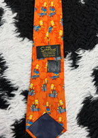 Bart Simpson on Skateboard Tie