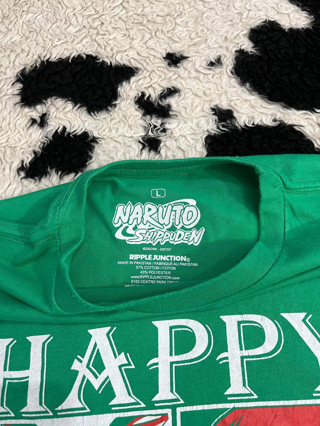 Naruto Happy Holidays Tee (Large)