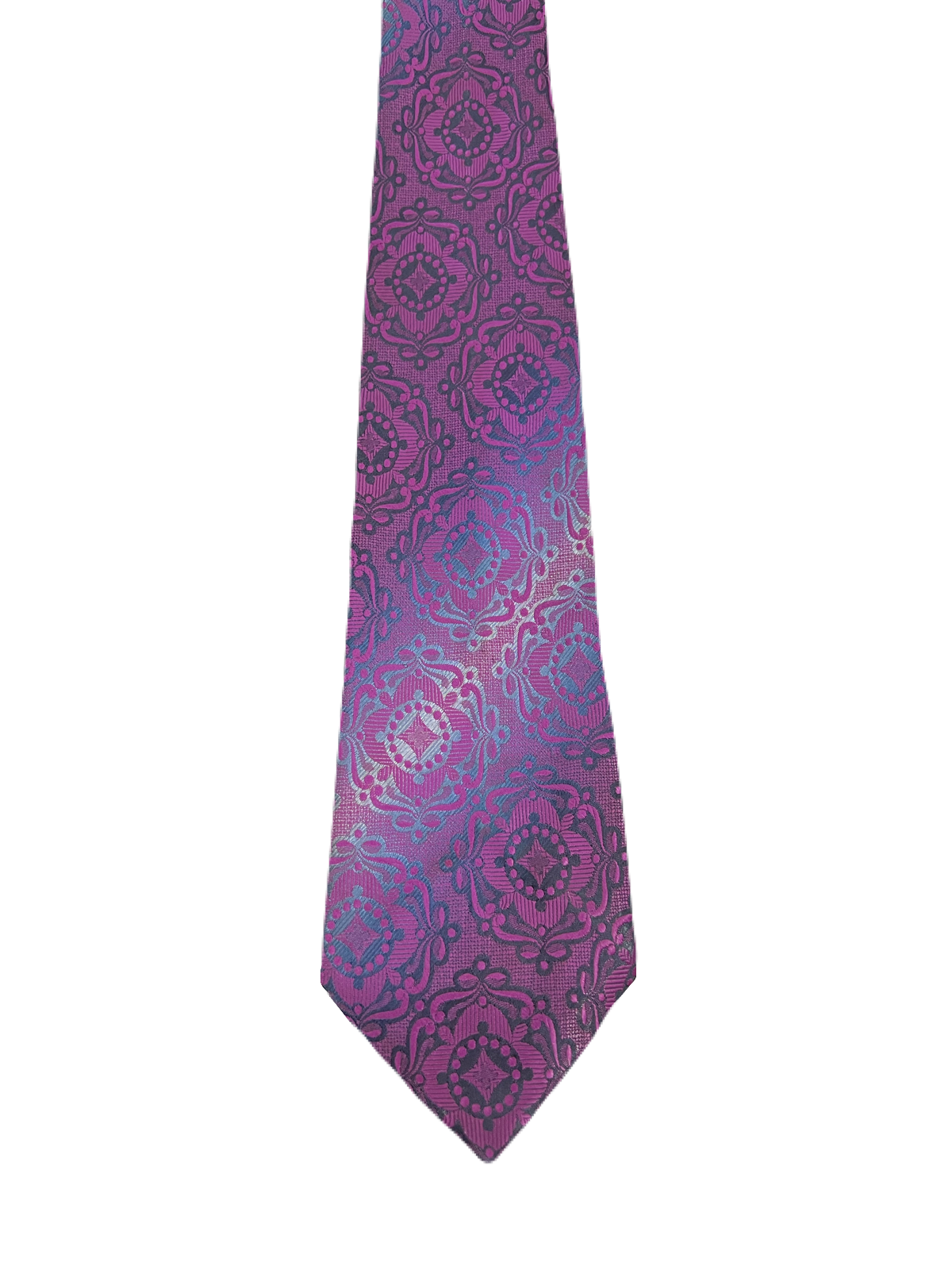 Purple Fully Embroidered Tie
